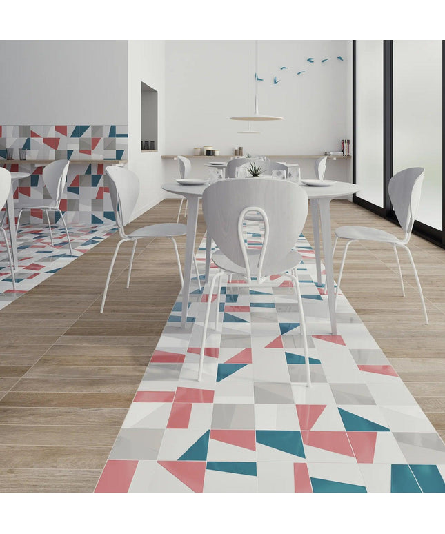 duo deco porcelain tile 6x6 