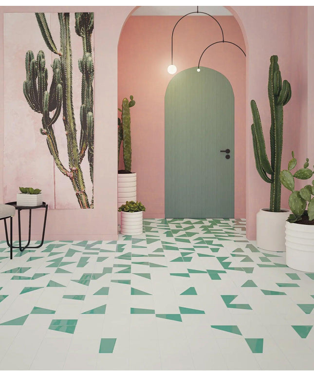 duo deco porcelain tile 6x6 