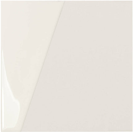 duo deco porcelain tile 6x6 Deco White