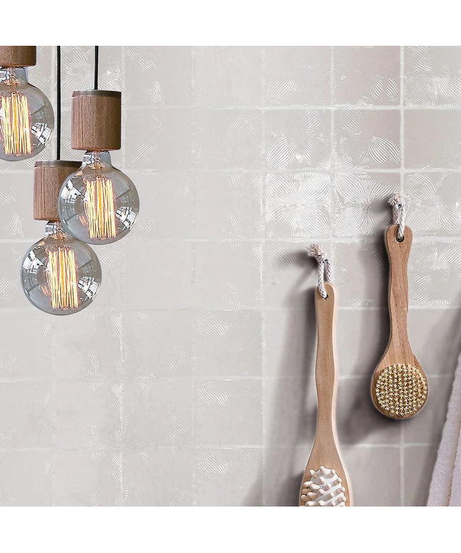 easton white walls melody decor 5x5 tile