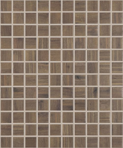 wood squares glass mosaic 1x1 ebano wood squares