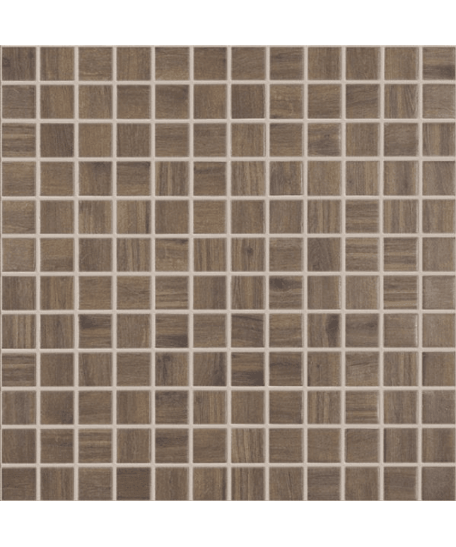 wood squares glass mosaic 1x1 ebano wood squares