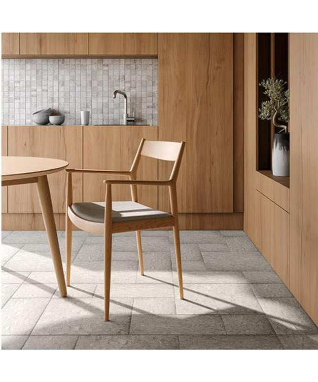 caruso travertine look porcelain tile matte 12x24 Olimpia