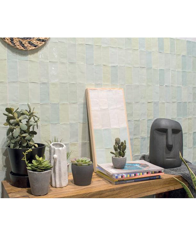fez ceramic field tile glossy 2 5x5 Grey Glossy