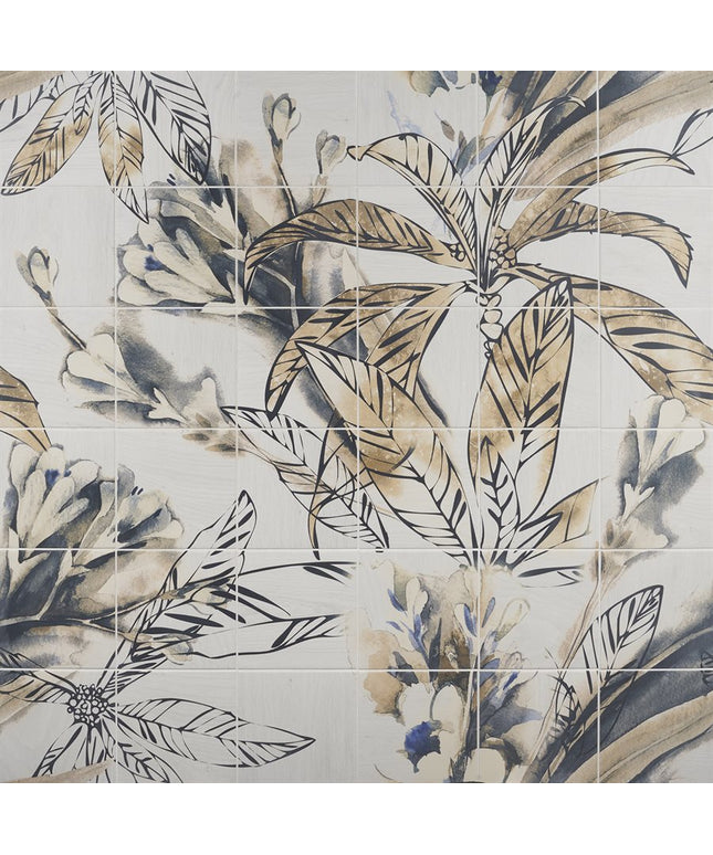 Angela Harris Florista Mural Porcelain Tiles 8x8