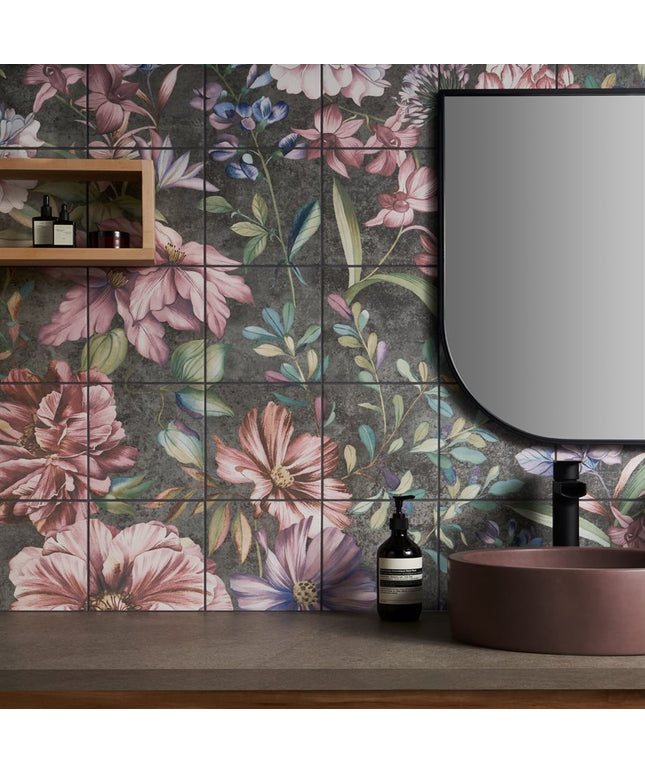 Angela Harris Florista Mural Porcelain Tiles 8x8