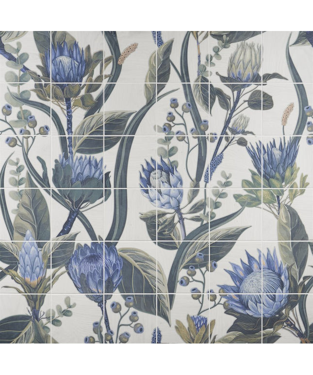Angela Harris Florista Mural Porcelain Tiles 8x8