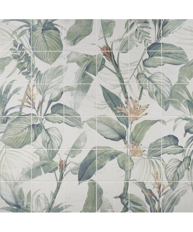 Angela Harris Florista Mural Porcelain Tiles 8x8