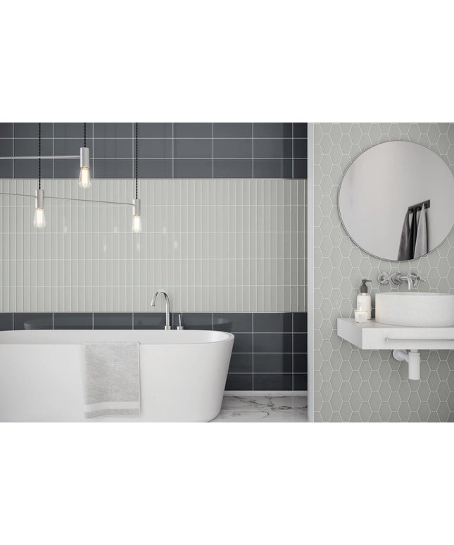 fog gloss glass shower wall tile
