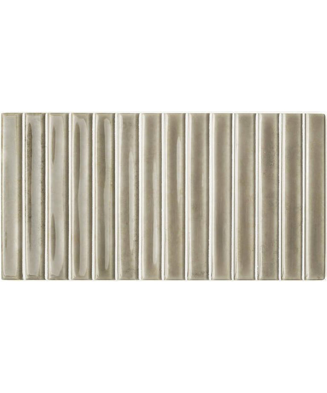 potters ceramic tile glossy 5x10 Bars Prusian