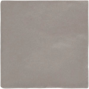 French grey matte 5x5 ceramic tile with smooth finish, ideal for floor or backsplash
