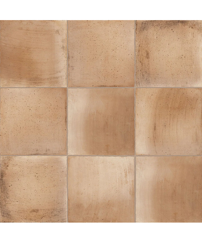 Beige tiles with a textured pattern