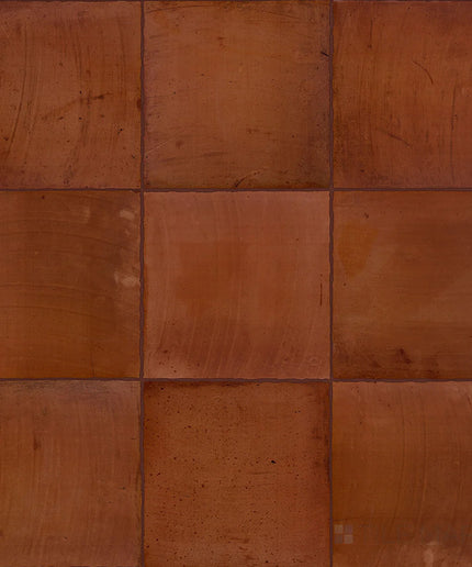 Square tiles with a brown, textured pattern
