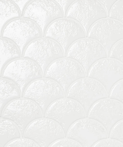 White geometric pattern on a white background