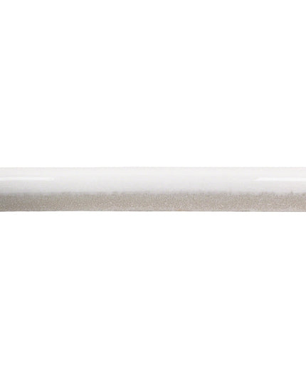 White cylindrical object on a white background