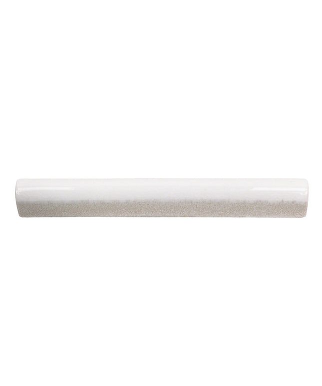 White cylindrical object on a white background