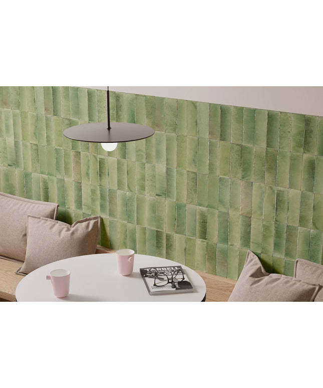 zellige 2x6 subway gleeze tile giada walls
