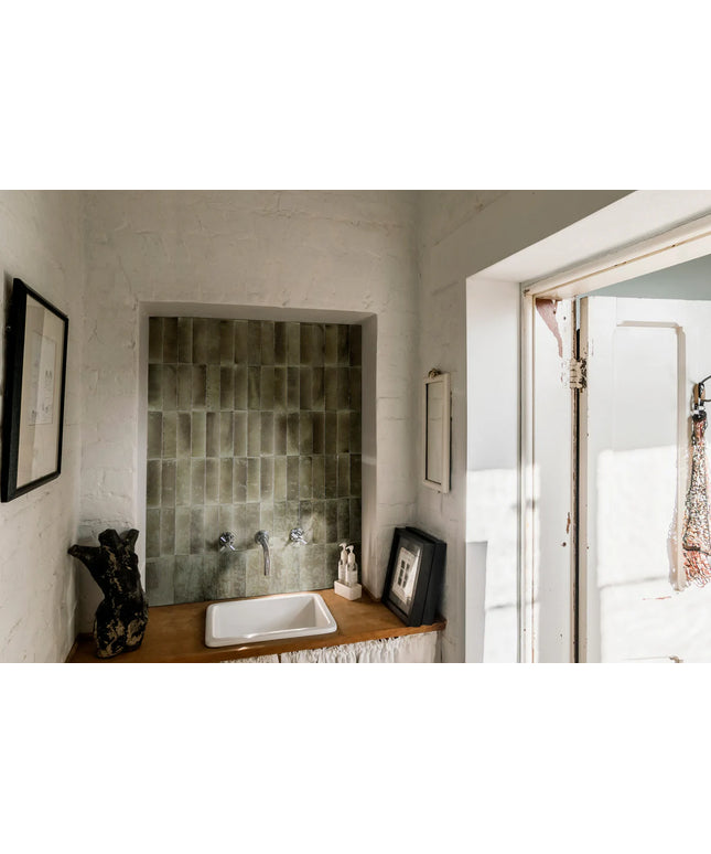 zellige 2x6 subway gleeze tile grigio walls
