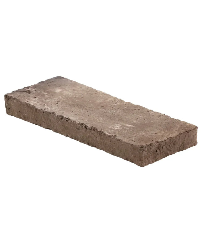 Rectangular stone slab on a white background