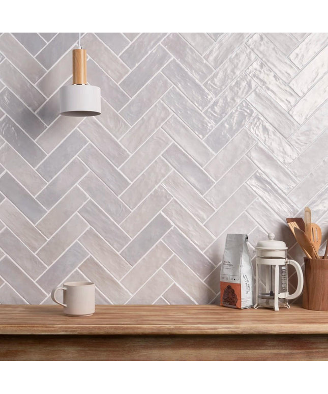 gray wall tiles 2x8
