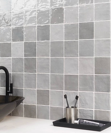 gray wall tiles 4x4 glazed