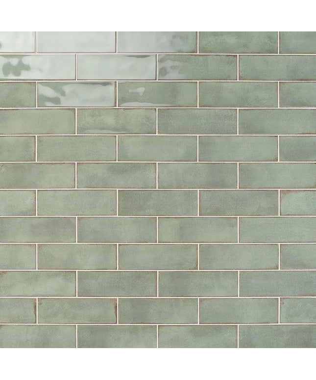 green 4x12 wall tiles