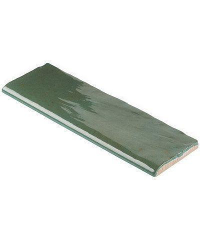 green bullnose 3x8 trim tile