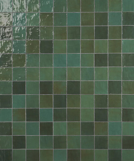 green 4x4 ceramic glazed tile