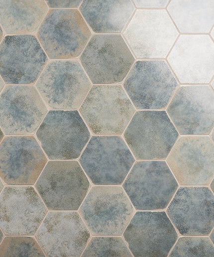 Oken Hexagon Porcelain Tile Polished 9"