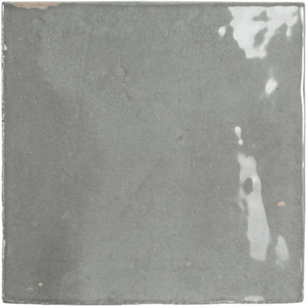 mestizaje zellige ceramic tile gloss 5x5 Mestizaje Grey