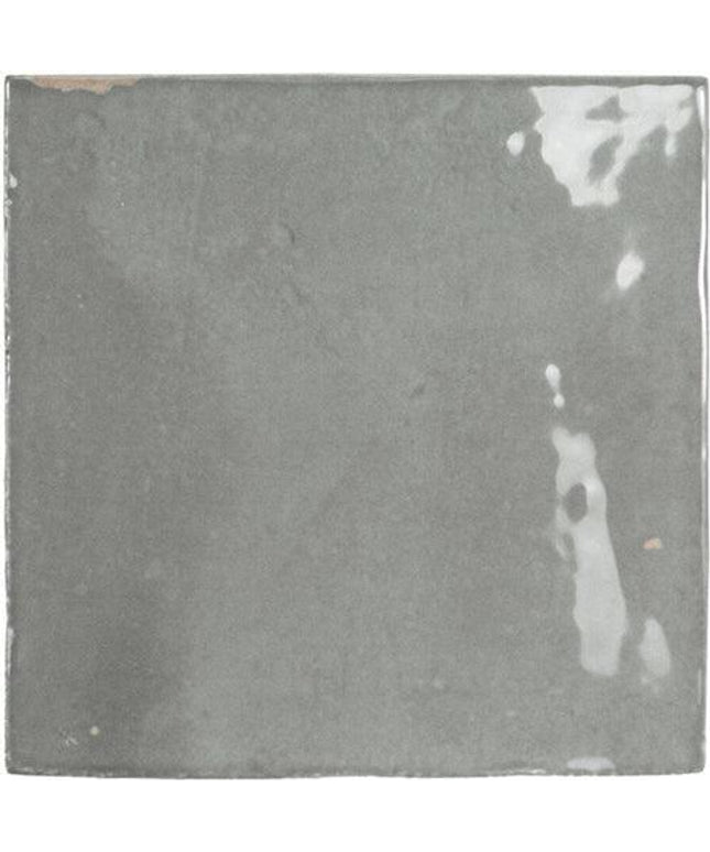mestizaje zellige ceramic tile gloss 5x5 Mestizaje Grey