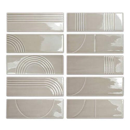 glow decor ceramic field tile gloss 2x6 3 Glow Decor Salt