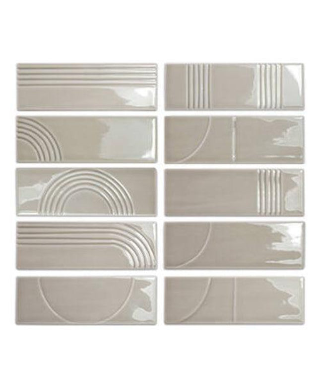 glow decor ceramic field tile gloss 2x6 3 Glow Decor Salt