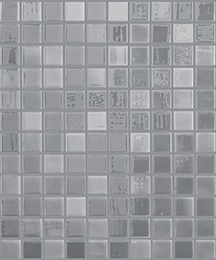 lux squares glass mosaic 1x1 grey lux squares