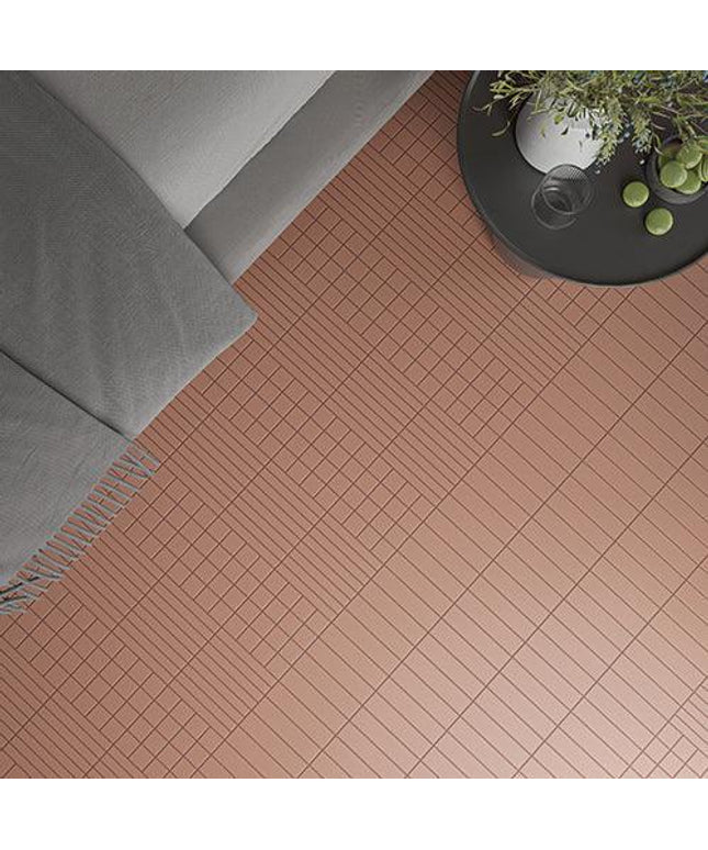 raster porcelain tile grids matte 6x6 Chalk Grid