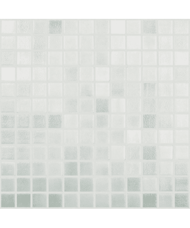 niebla squares glass mosaic 1x1 niebla gris claro