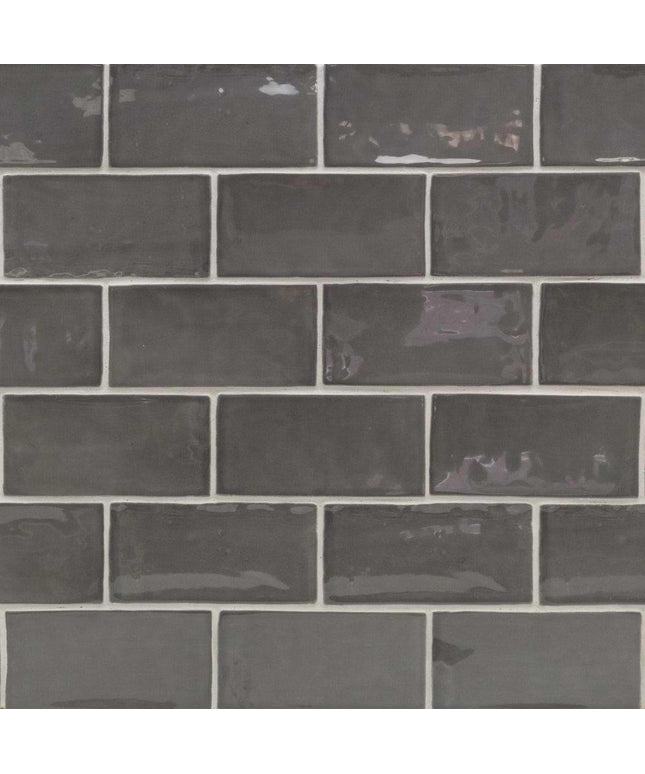 gris oscuro 3x6 wall tiles