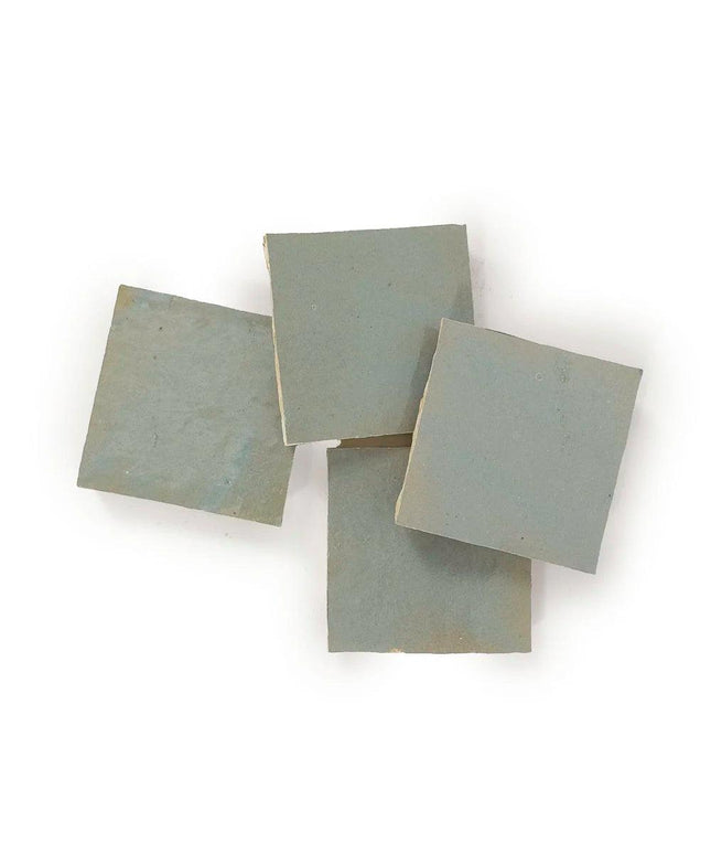 gris perla wall 4x4 zellige tiles