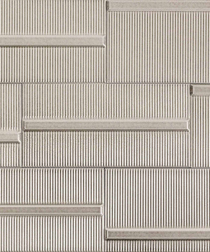 gris stacked 4x8 reverb wall tile