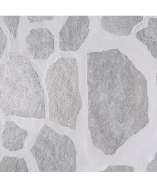 Close-up of gray stone pattern on a white background