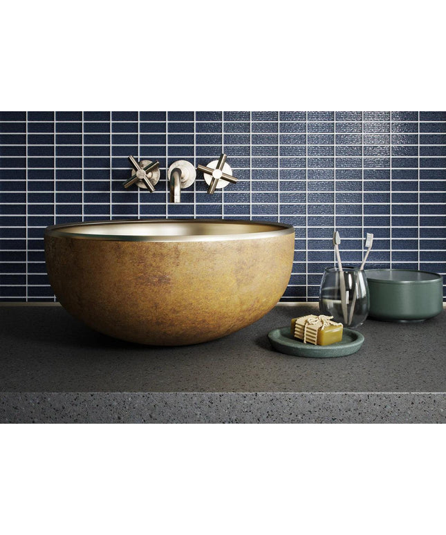 straight set midnight wall tile 1x2