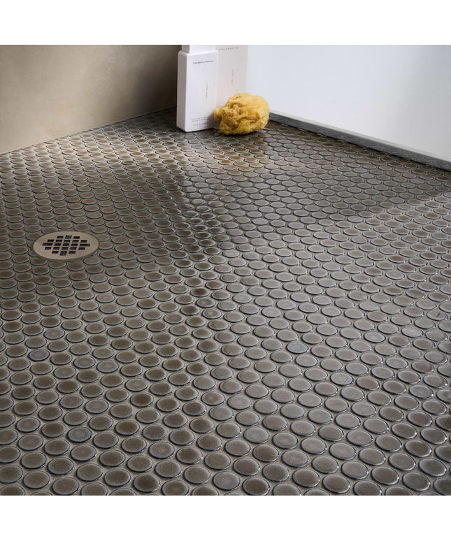 heather-grey-polished-penny-round-denim-mosaic-tile-floors