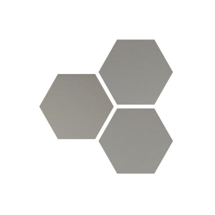 six hexagon matte 5 5x6 3 Hexagon Grey