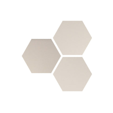 six hexagon matte 5 5x6 3 Hexagon White