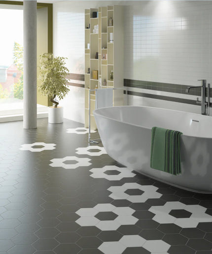 Hextile Porcelain Field Tile Matte 8x8