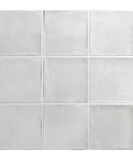 Grid of gray tiles on a white background