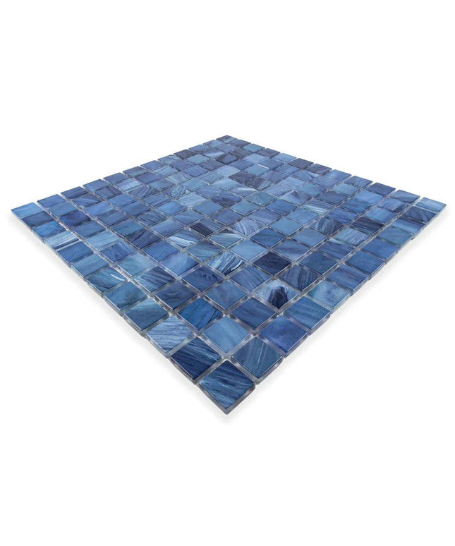 Straight Set Nuance Glass Mosaic Tile 1x1