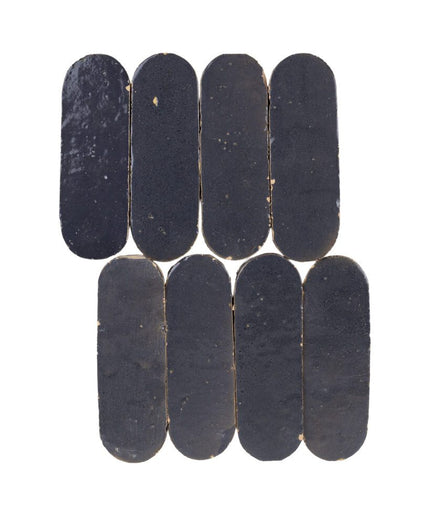 indigo mist zellige bespoke 2x6 tiles oval