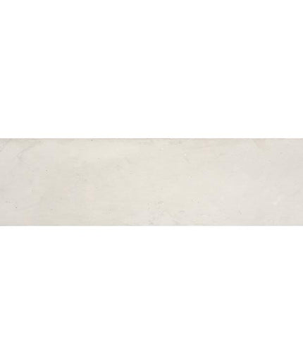 Italian terracotta crema tile, 3x12 inch, rectangular, smooth light beige finish