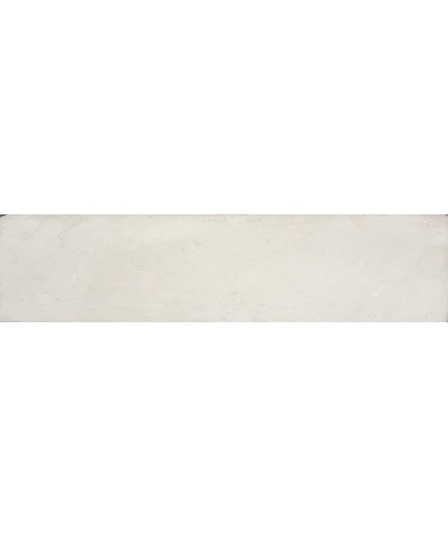 Italian terracotta crema tile, 3x12 inch, rectangular, smooth light beige finish